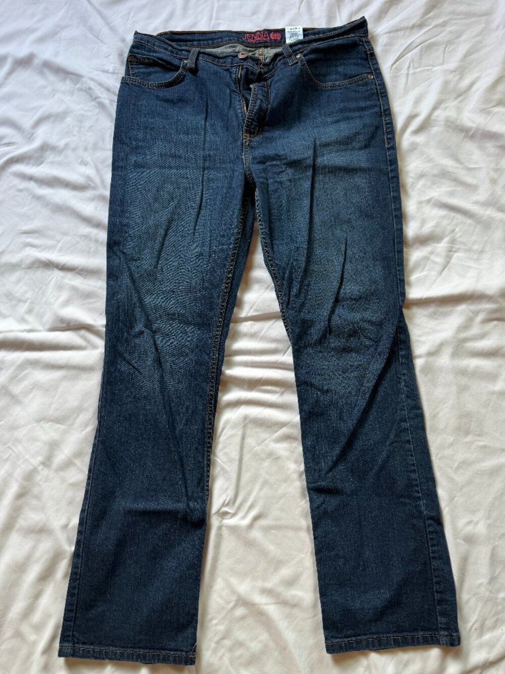 Cinch Jenna Womens Slim Straight Jeans Size 32R Dark Wash Stretch Denim
